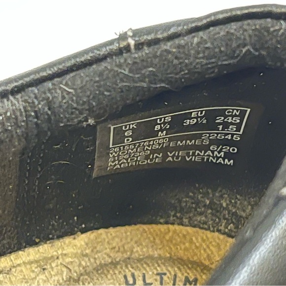 Clarks Cora Giny Black Leather Casual Loafers Size 8.5 - Picture 11 of 15